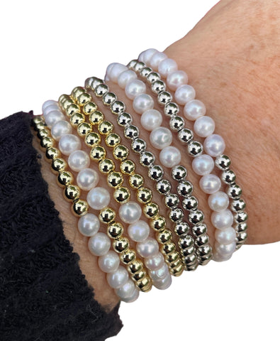 Pearl and Bead Bracelet