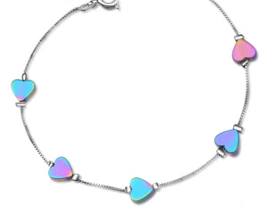 Opal Hearts by the Yard
