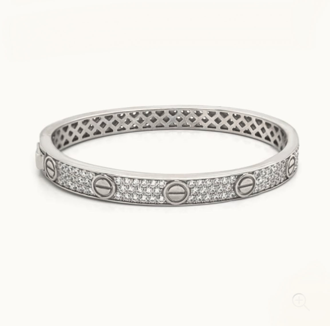 Lover Bangle with CZs