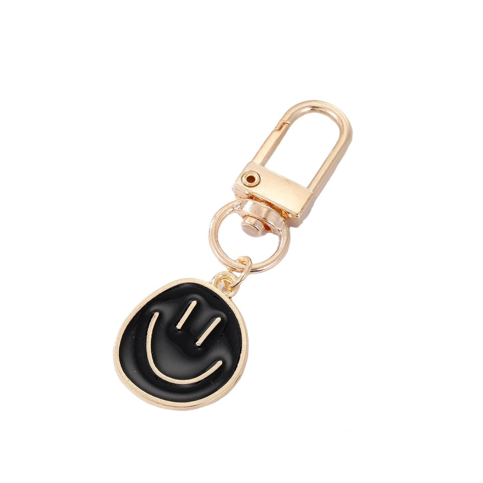 Smiley Face Bag Tag/Key Chain
