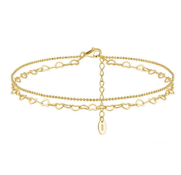 Heart Link Anklet