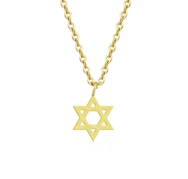 Star of David SS Necklace