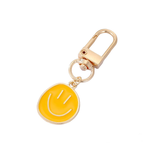 Smiley Face Bag Tag/Key Chain