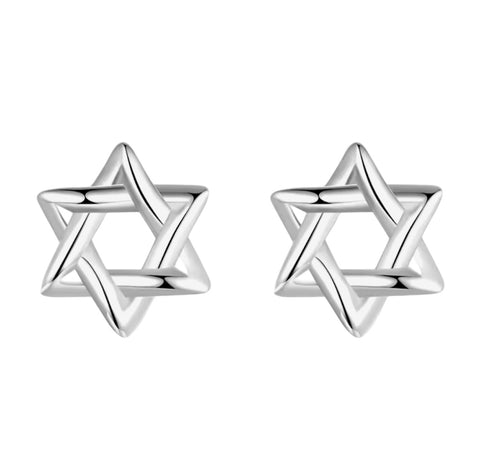 Mini Magen David Stud Earrings