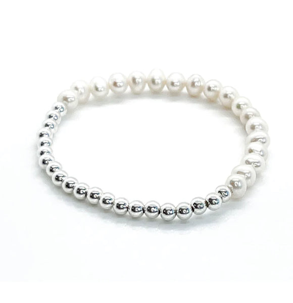 Pearl and Bead Bracelet