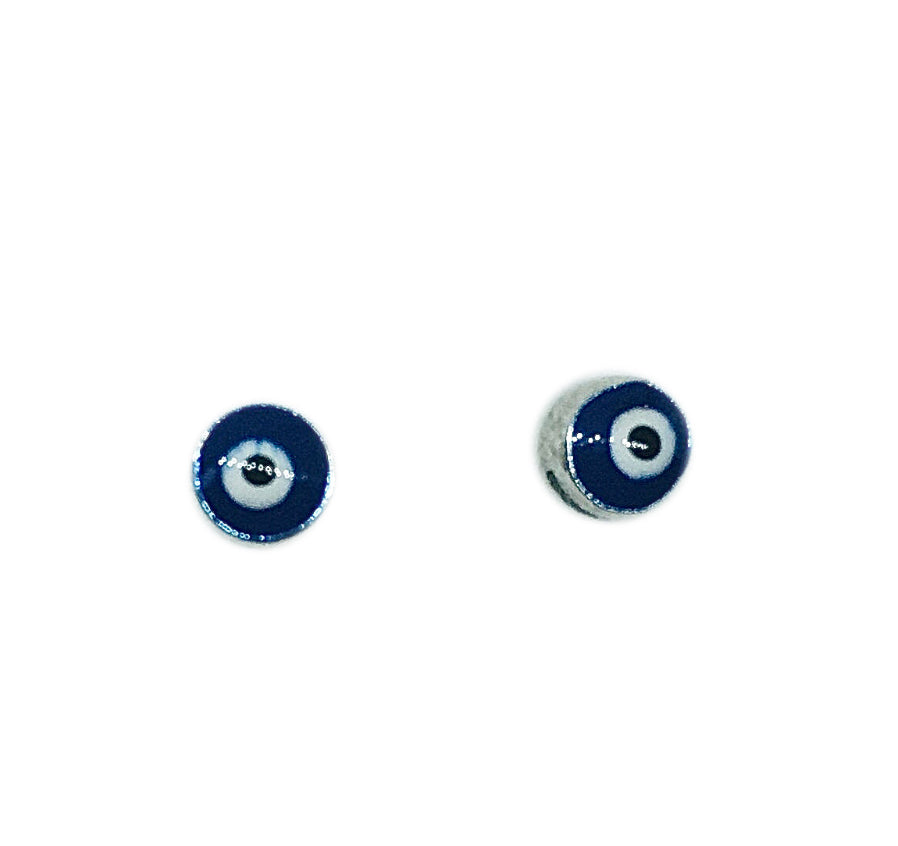 Evil Eye Mini Enamel Stud Earrings