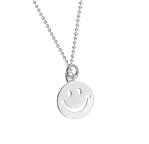 Happy Face Charm Necklace