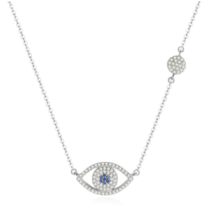 Evil Eye and Charm Necklace