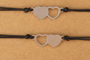 Sisters or Mother and Daughter(s)  Heart Bracelets